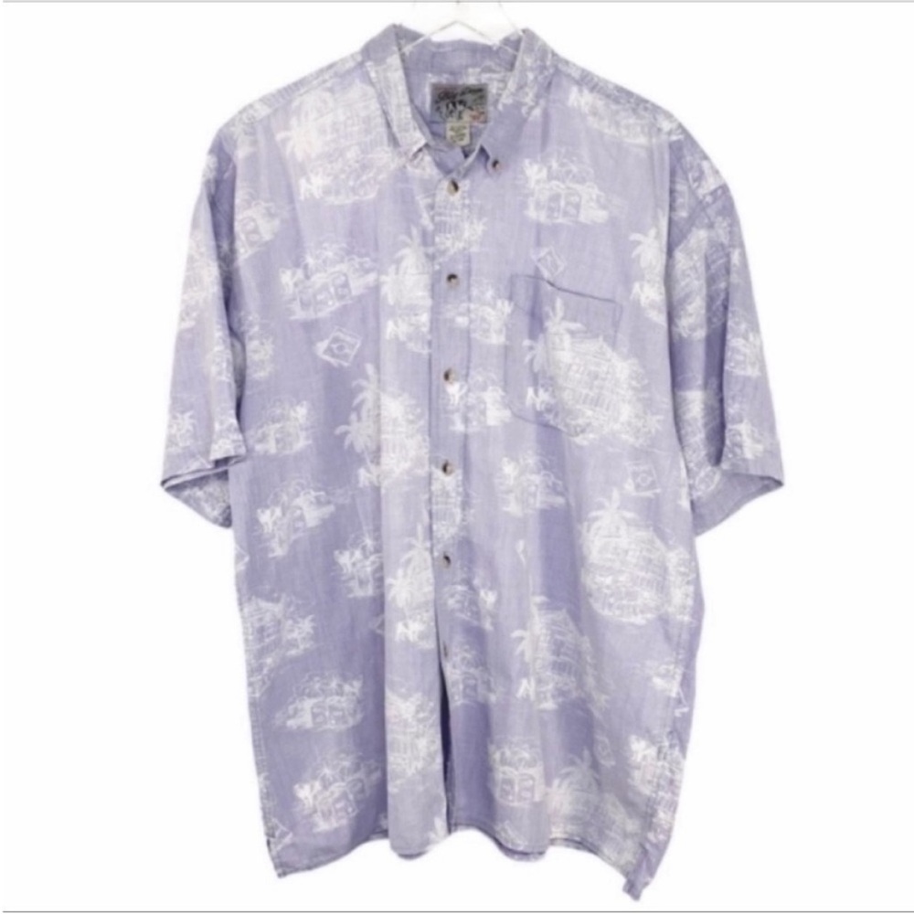 AUTHENTIC BIG DOGS tropical short sleeve shirt XL